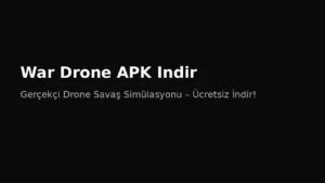 War Drone Apk İndir